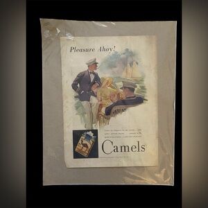 Vintage 1930 Camel Cigarettes Magazine Ad Full Page R J Reynolds Tobacco Co